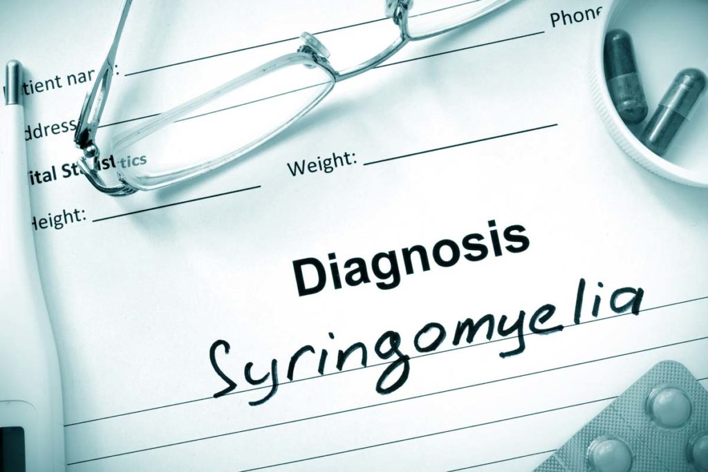 diagnosis of syringomyelia on paper