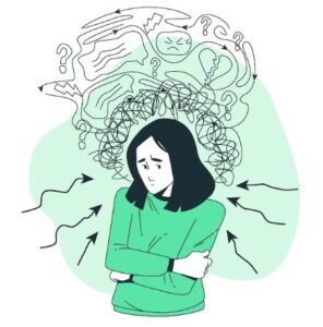 woman with anxiety